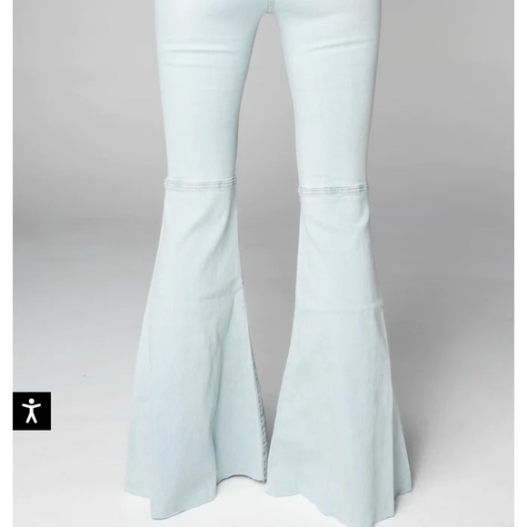 NWT Buddylove moonshine hi waist flare light blue Jean pants sz 27 - Picture 2 of 11